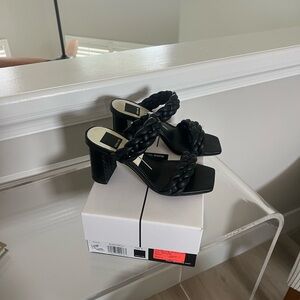 Dolce Vita Black Block Heel. Size 6. Worn one time.